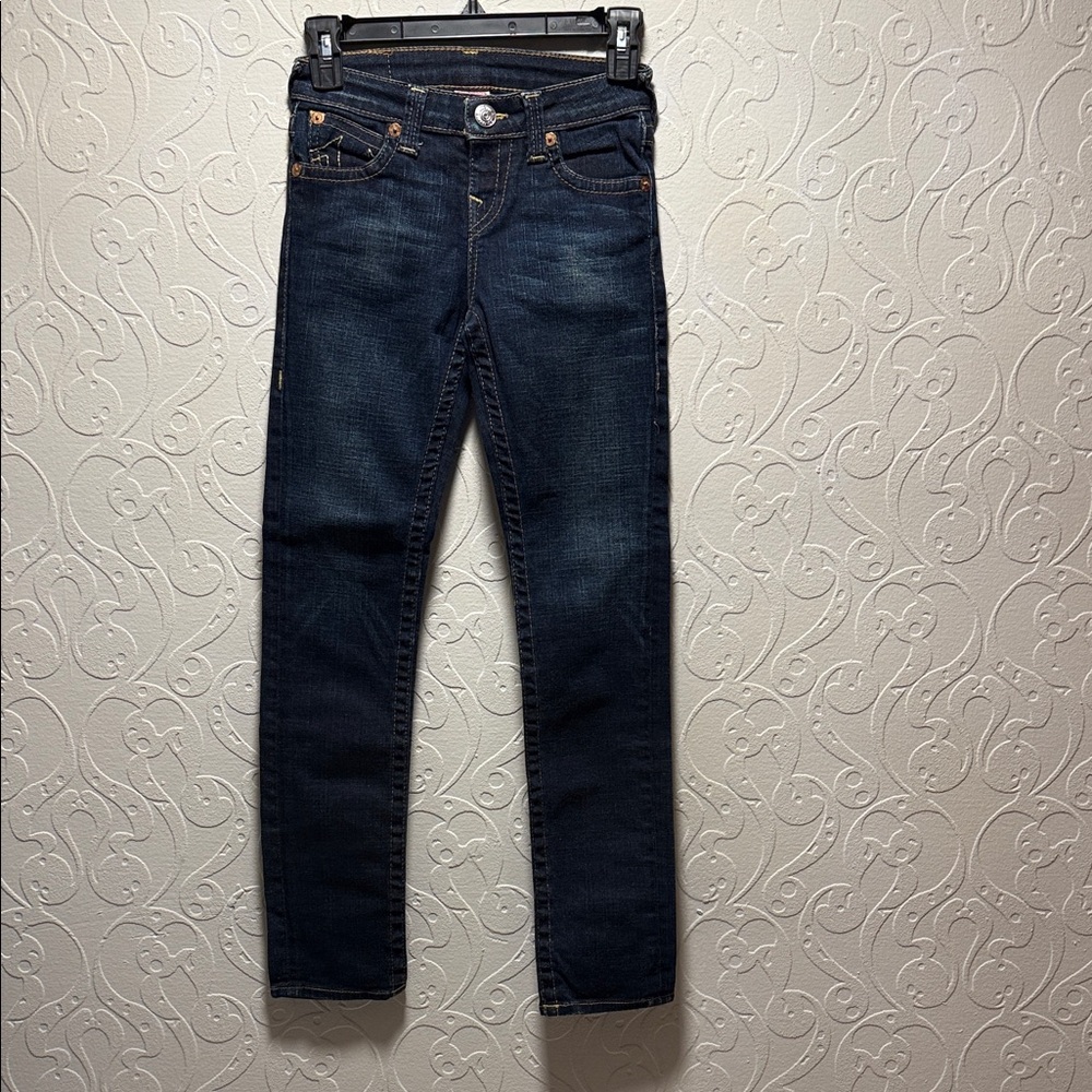 True Religion Dark Indigo Boy Skinny Jeans